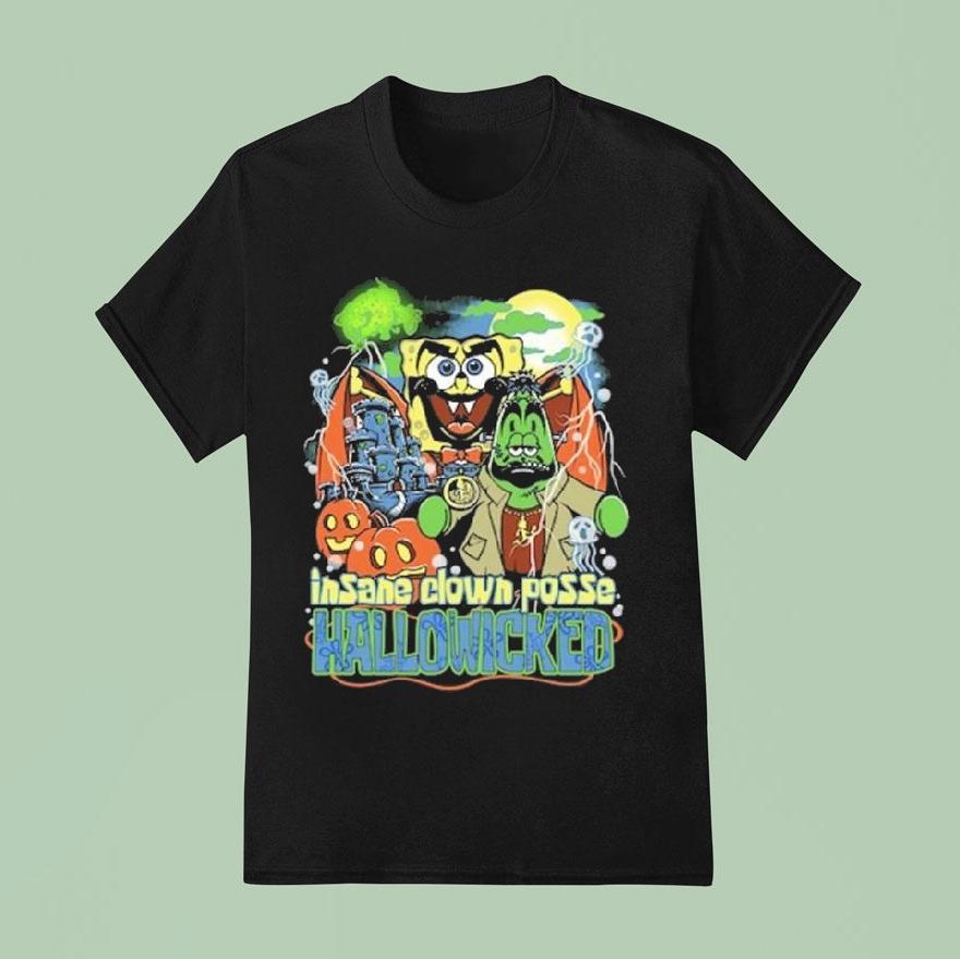 Icp Sponge Bob Hallowicked T Shirt