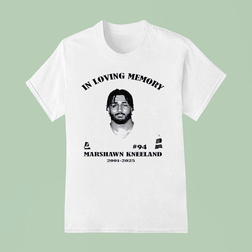 In Loving Memory Marshawn Kneeland Cowboys Football T Shirt