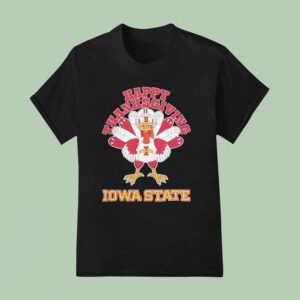 Iowa State Cyclones Happy Thanksgiving Turkey T Shirt