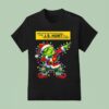 J B Hunt Transport Services X Grinch Lights Dabbing Christmas T Shirt