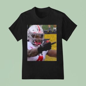 Jeremiah Smith Flips Off Michigan Wolverines Fan T Shirt