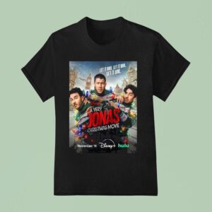Jonas Brothers Disney A Very Jonas Christmas Movie On November Let It Bro T Shirt