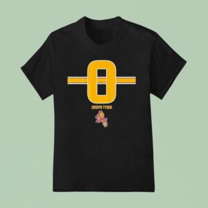 Jordyn Tyson Arizona State Sun Devils Football Stripe T Shirt