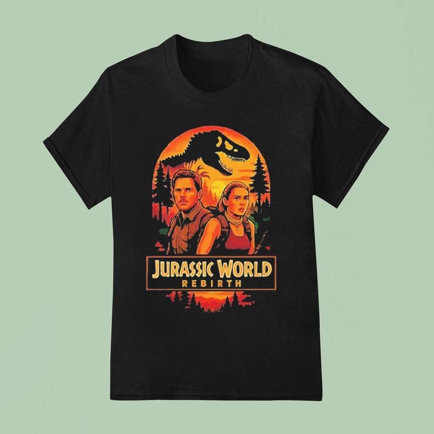 Jurassic World Rebirth The Movie T Shirt