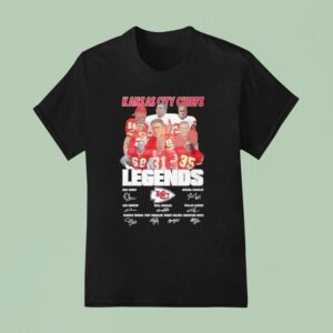 Kansas City Chiefs Legends Name Signatures T Shirt