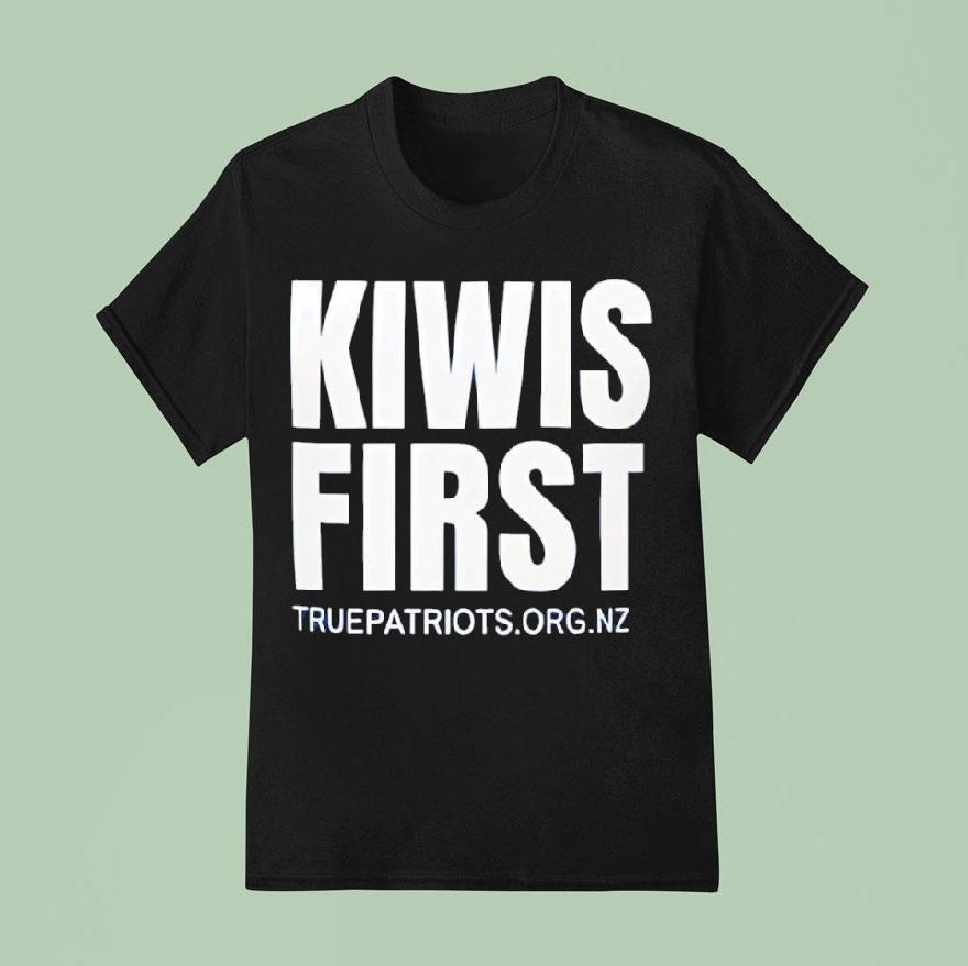 Kiwis First Truepatriots Org Nz T Shirt
