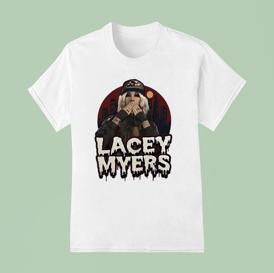 Lacey Myers City Skyline Horror T Shirt