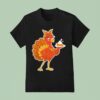Leopard Print Turkey Thanksgiving Pumpkin T Shirt
