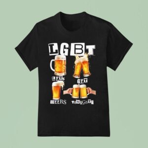 Lgbt Lets Get Beers Tonight Graphic T Shirt