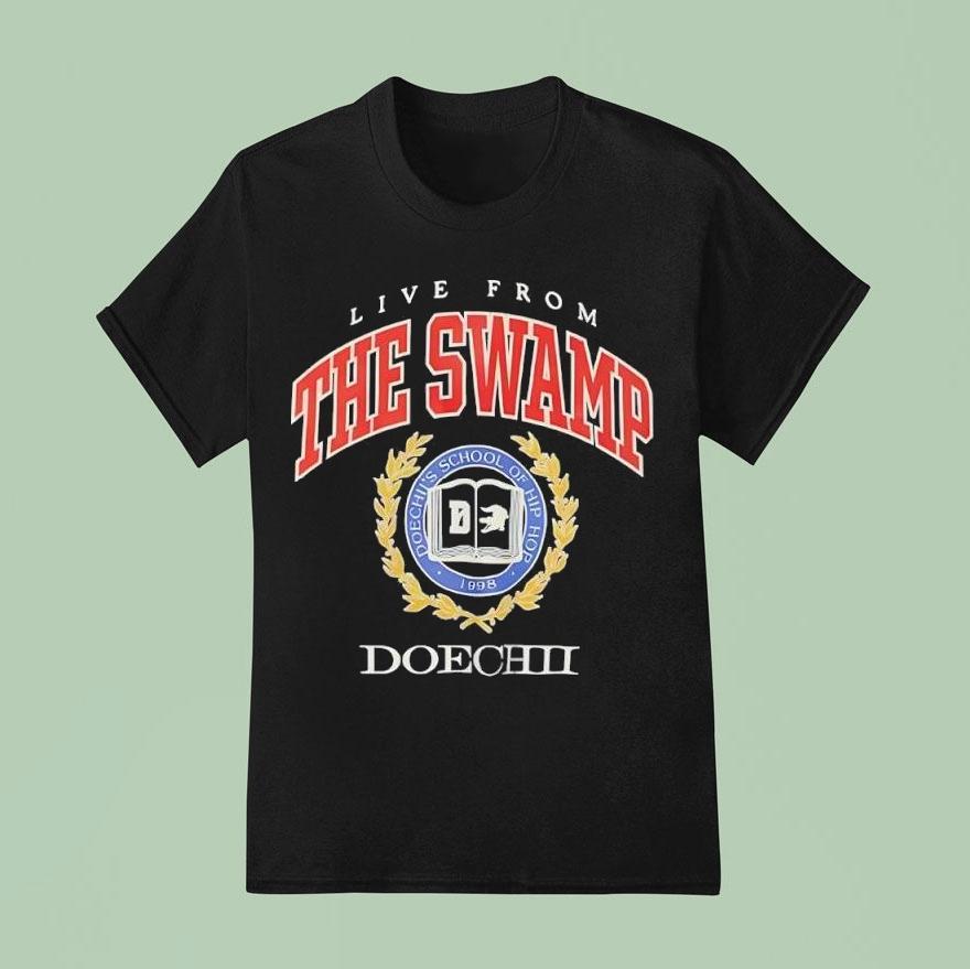 Live From The Doechii S Swamp School Of Hip Hop Logo T Shirt