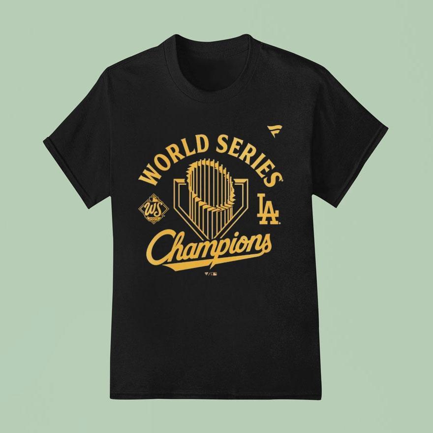 Los Angeles Dodgers World Series Champions Locker Room T Shirt