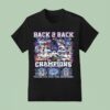 Los Angeles Dodgers World Series Champs Back Back Thank You For The Memories Signatures T Shirt