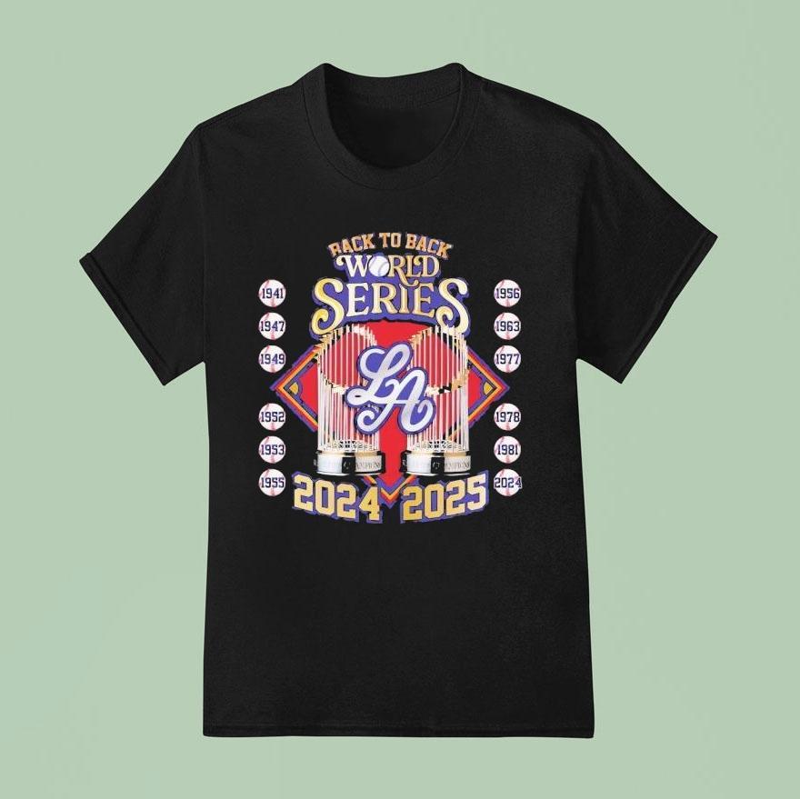 Los Angeles Dodgers World Series Vintage T Shirt