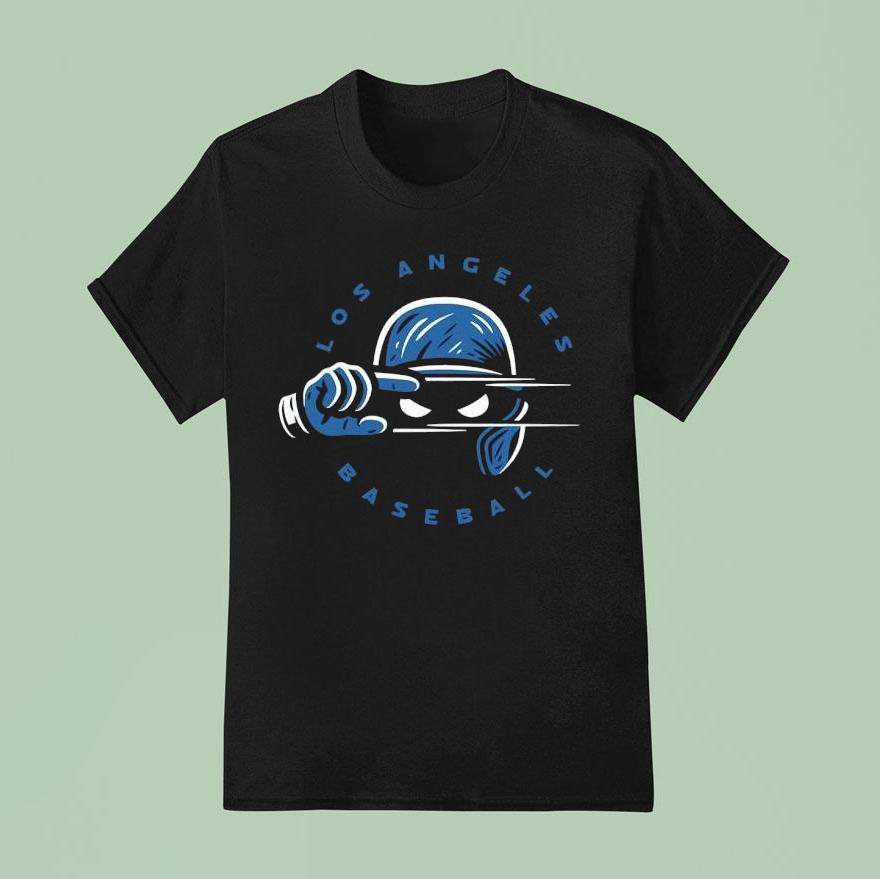 Los Angeles Dodgers Baseball The Skincare Swipe Ninja T Shirt