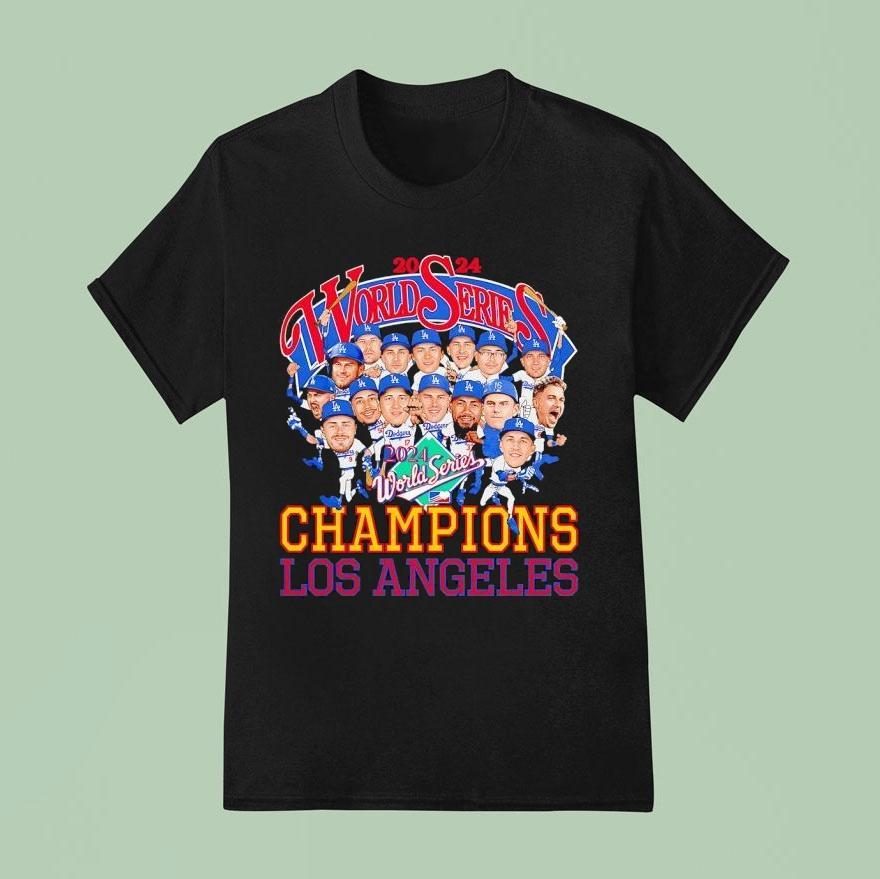 Los Angeles Dodgers Team World Series Champs T Shirt