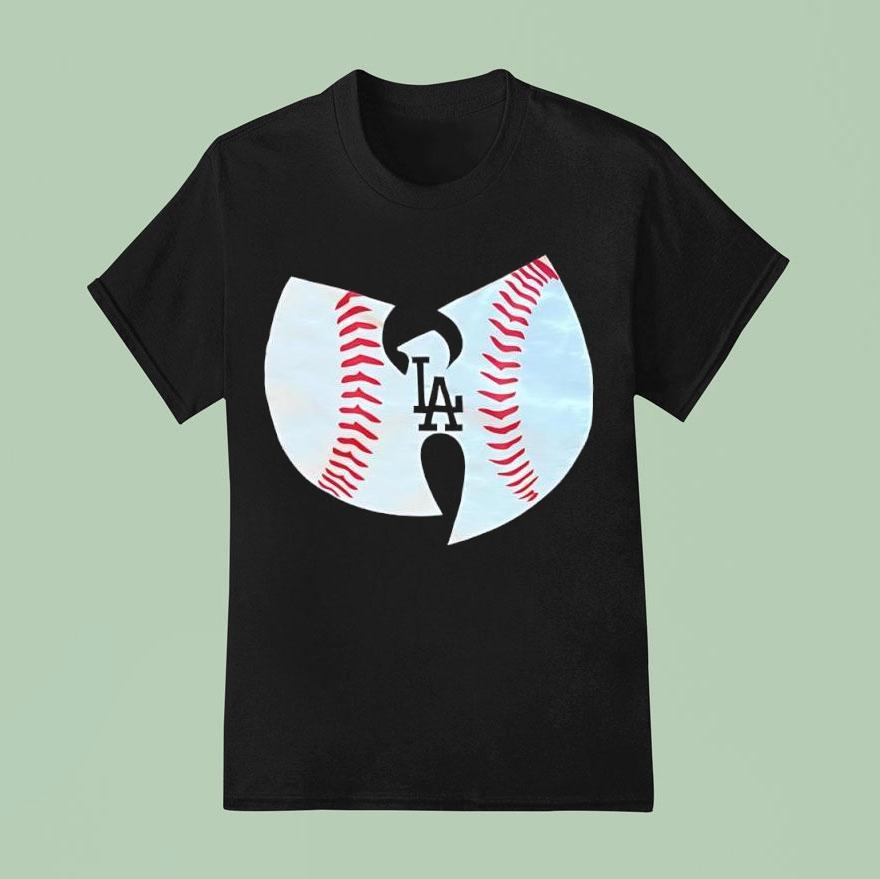 Los Angeles Dodgers Wu Tang Clan Collab T Shirt