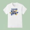 Los Angeles Rams Blueyyy Go Rams Cartoon T Shirt