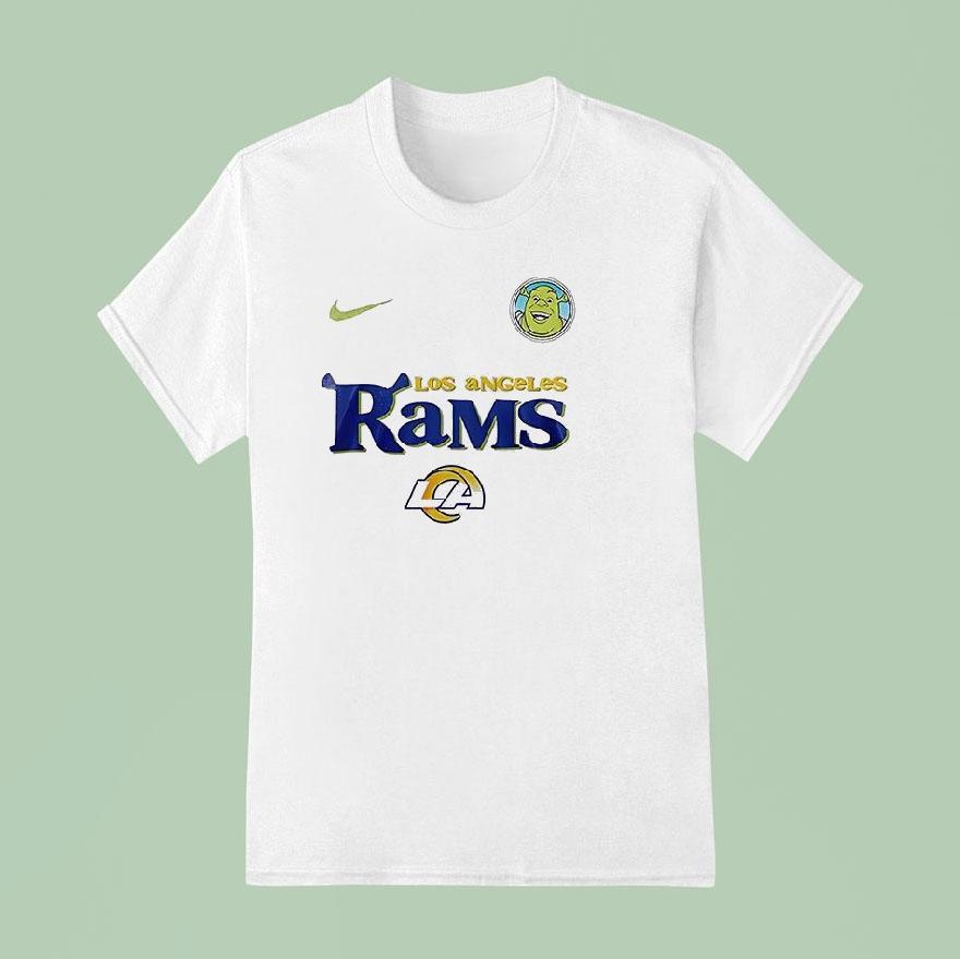 Los Angeles Rams X Shrek Beware Orge T Shirt