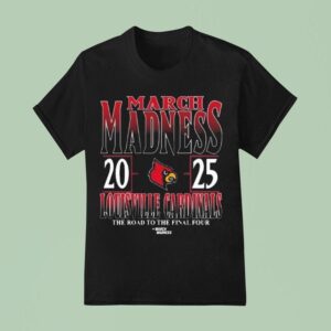 Louisville Cardinals Ncaa Di Men S Tournament March Madness The Road To The Final Four T Shirt