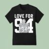 Love For Marshawn Kneeland Dallas Cowboys Football T Shirt