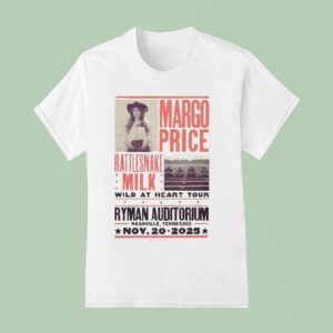 Margo Price Wild At Heart Tour Nov Nashville Tn Concer T Shirt