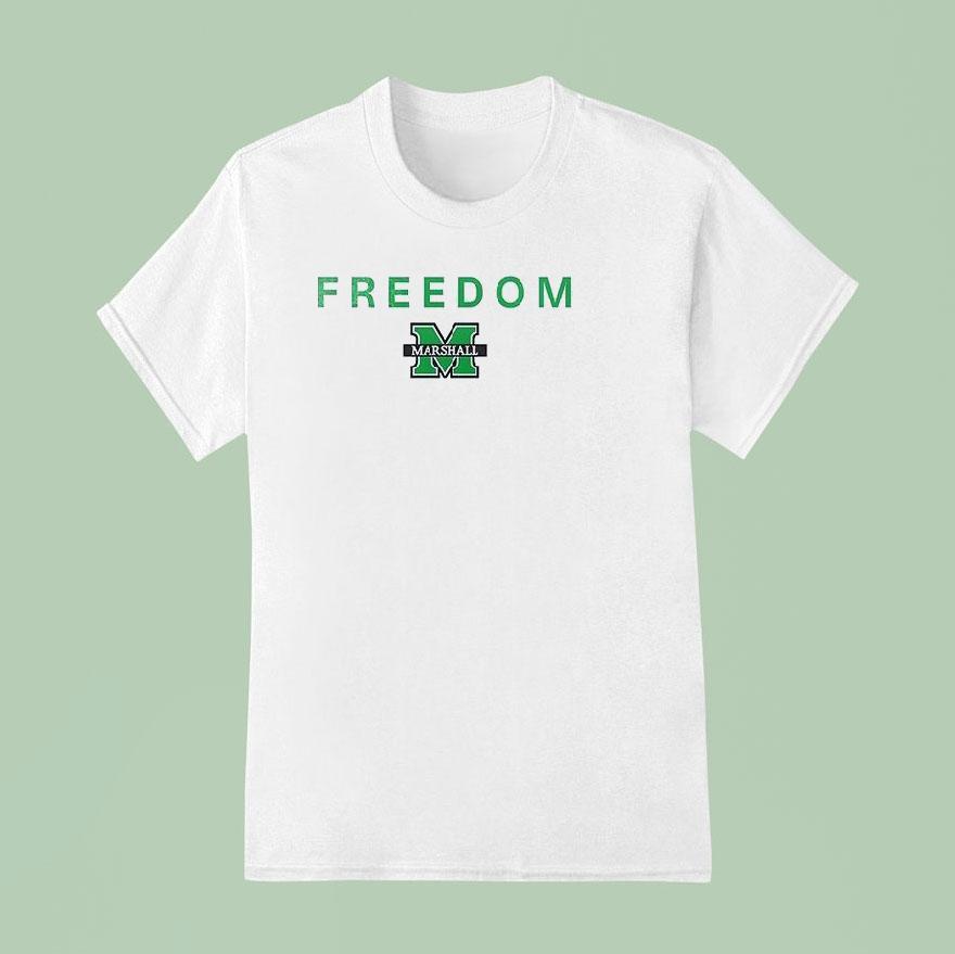 Marshall Thundering Herd X Marshall University X Freedom Logo T Shirt