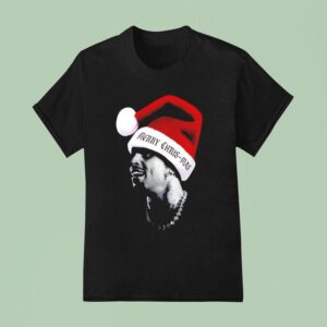 Merry Chris Mas Big Head T Shirt