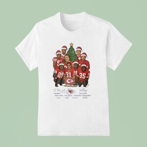 Merry Christmas Kansas City Chiefs Players Signatures T Shirt