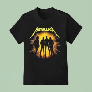 Metallica Seasons World Tour M Album Cover With Dates T Shirt