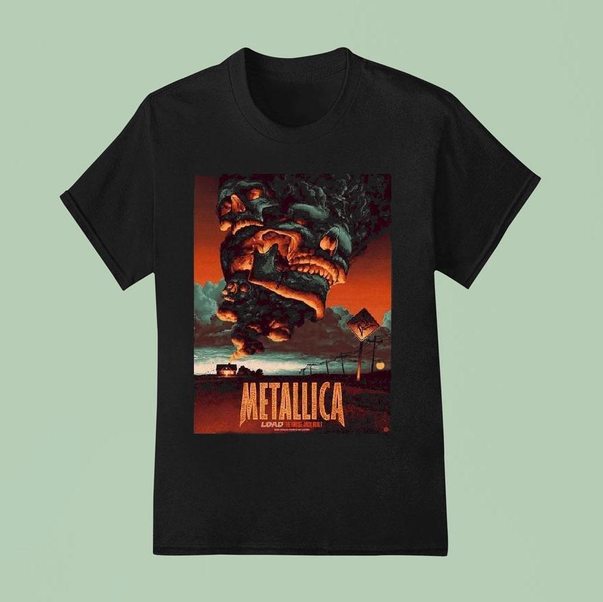 Metallica Load The House Jack Built Art By Max Loeffler Addition Load Series T Shirt