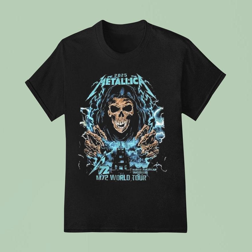 Metallica North American Takeovers M World Tour T Shirt