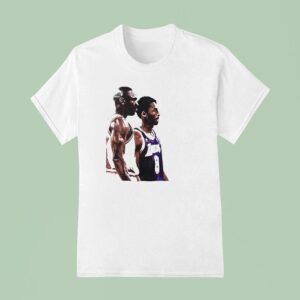 Michael Jordan And Kobe Bryant Feb St Great Western Forum Vintage T Shirt