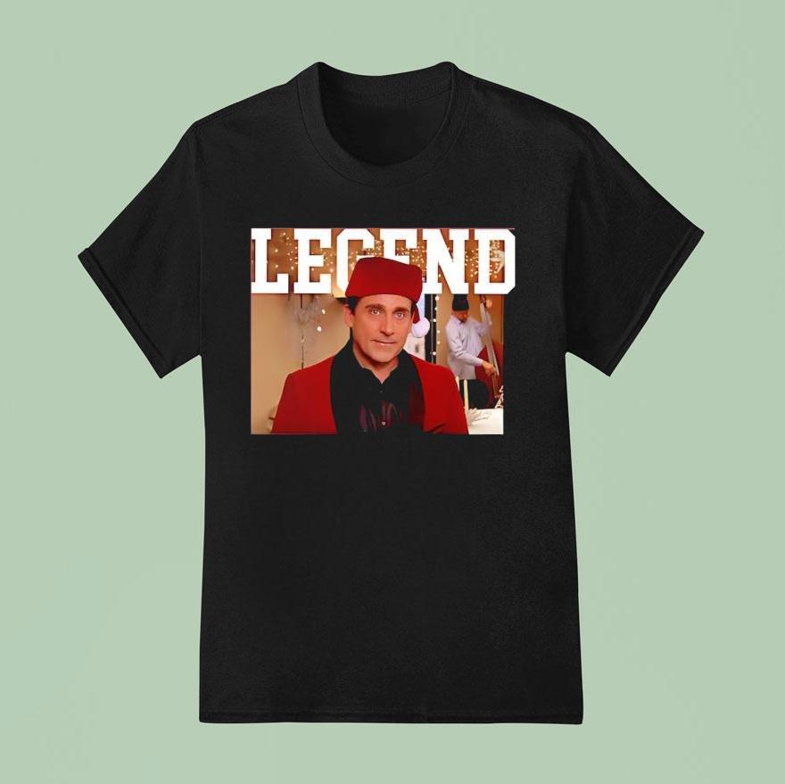 Michael Scott Legend The Office Christmas T Shirt