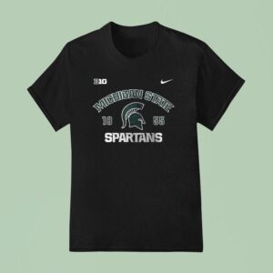 Michigan State Spartans Helmet Logo Est T Shirt