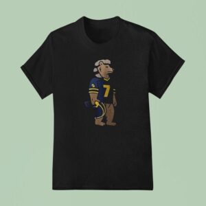 Michigan Wolverines X Morgan Wallen Bear Masco T Shirt