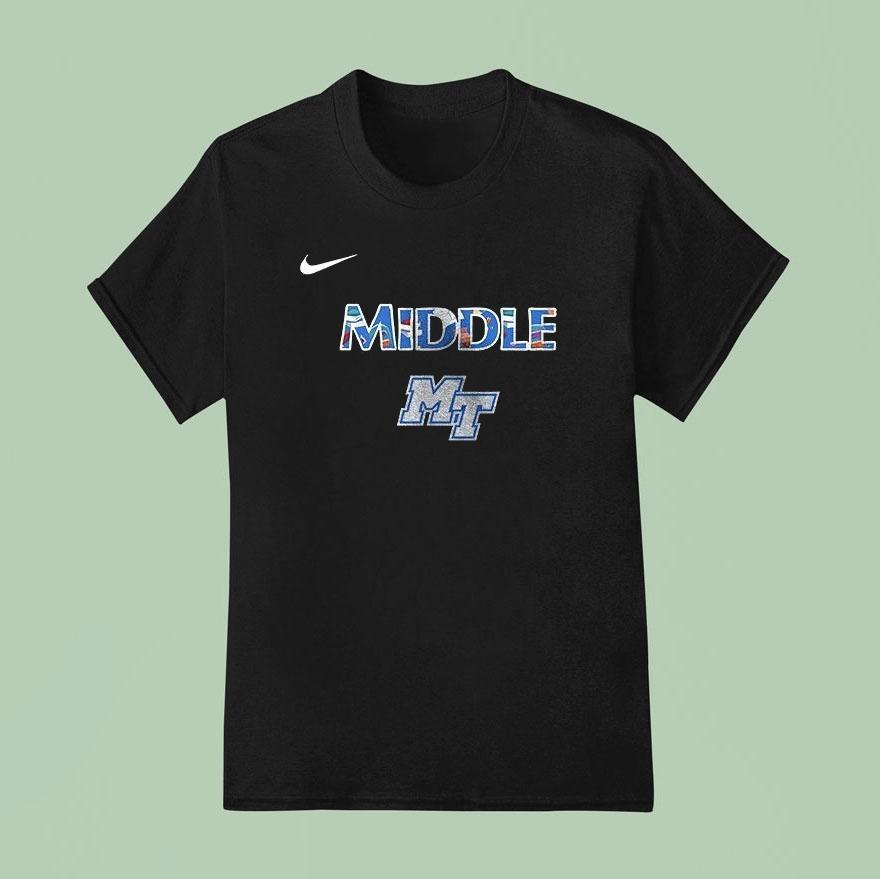 Middle Tennessee Blue Raiders Teacher Teach Love Inspire Appreciation T Shirt
