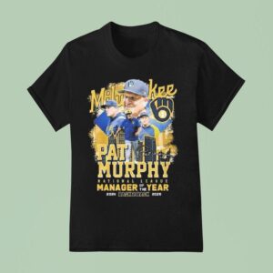 Milwaukee Brewers Pat Murphy Nlcs Manager Of The Year Signature T Shirt