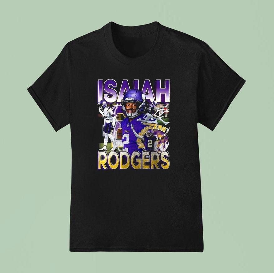 Minnesota Vikings Isalah Rodgers Air Rodgers Only Player To Have Plus Defensive Graphic T Shirt