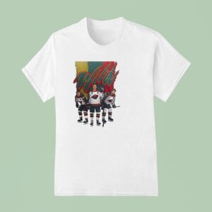 Minnesota Wild Stars Graphic T Shirt