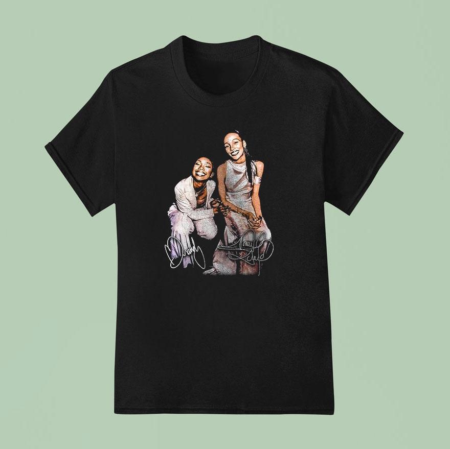 Monica And Brandy Graphic Signature T Shirt