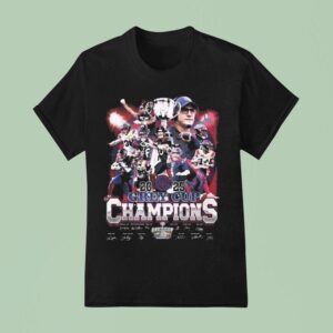 Montreal Alouettes Grey Cup Champions Signatures T Shirt