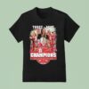 Nebraska Volleyball Three Peat Big Champions T Shirt