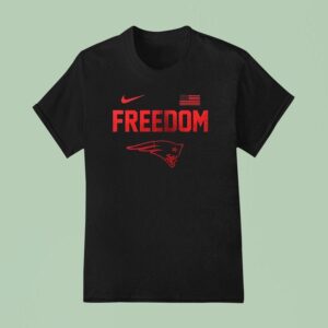 New England Patriots X Freedom Logo T Shirt