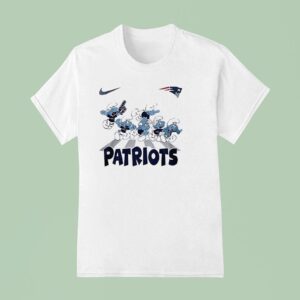 New England Patriots X The Smurfs Go Patriots T Shirt