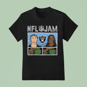 Nfl Jam Las Vegas Raiders Bowers And Jeanty T Shirt
