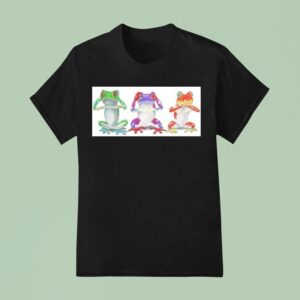 No See No Speak No Hear Frogs T Shirt