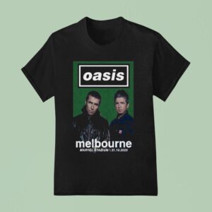 Oasis Oct Marvel Stadium Melbourne S T Shirt