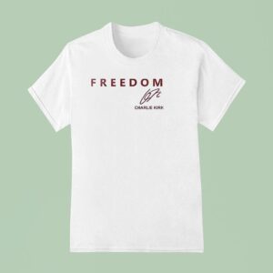 Oklahoma Soners X The University Of Oklahoma X Charlie Kirk Freedom Signature T Shirt