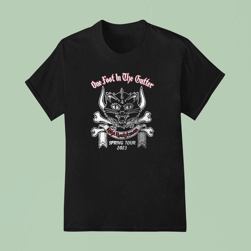 One Foot In The Cutter Riki Rachtman Spring Tour T Shirt