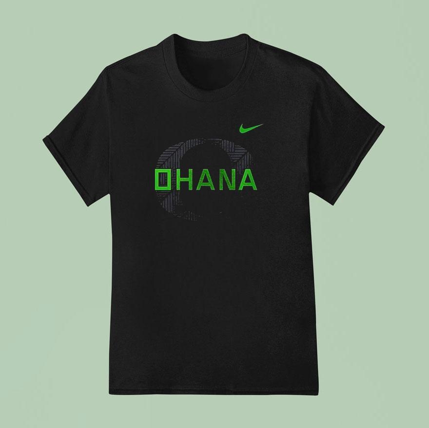 Oregon Ducks Ohana Logo T Shirt